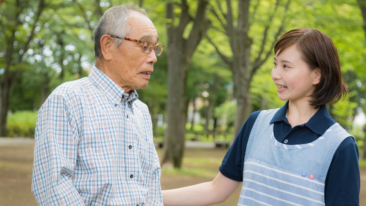 介護士と利用者様