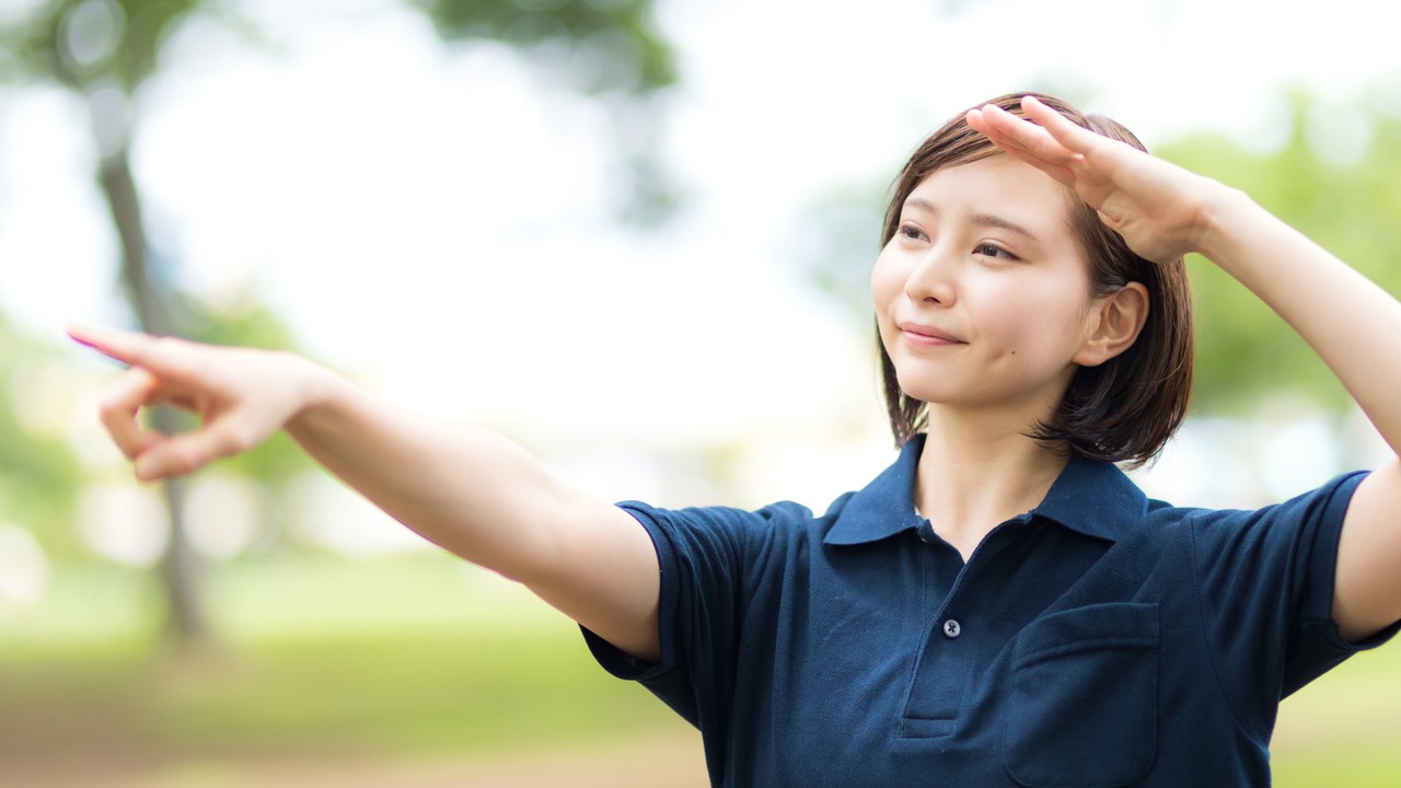 中高年の介護士