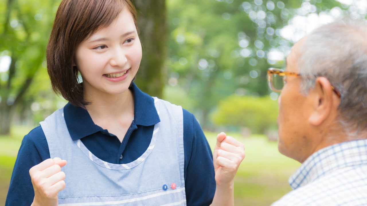 介護士は会話が大事